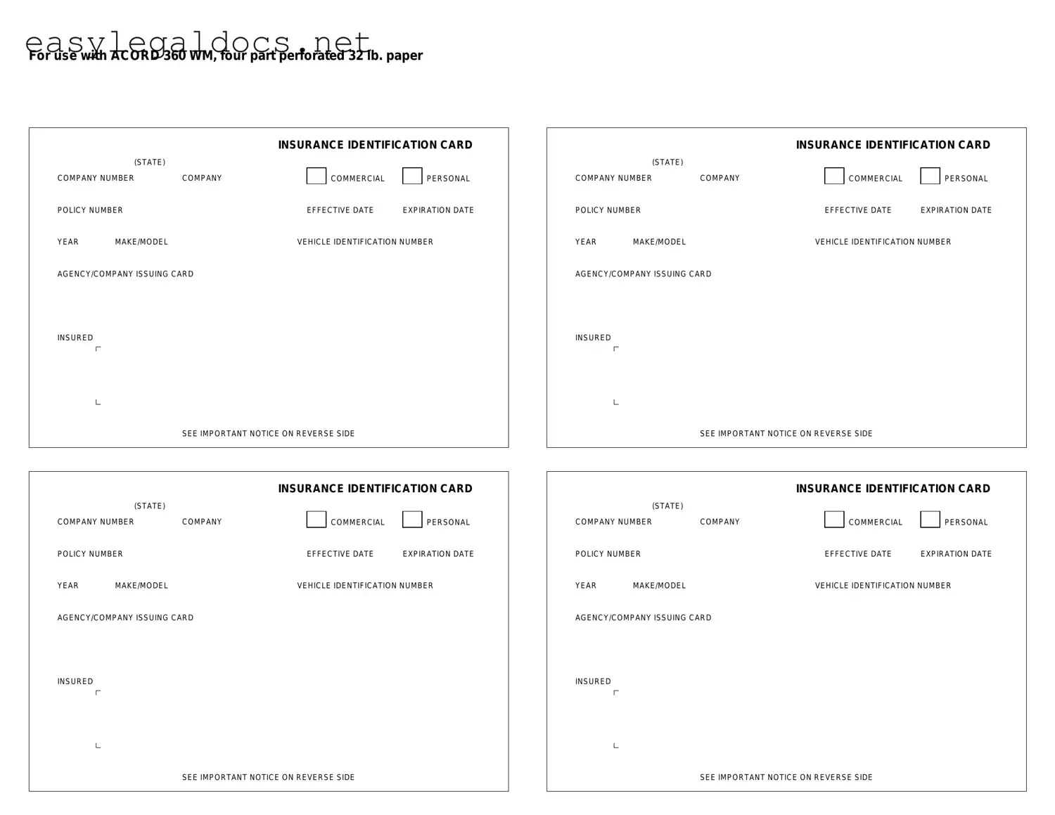 Download Acord 50 WM Form