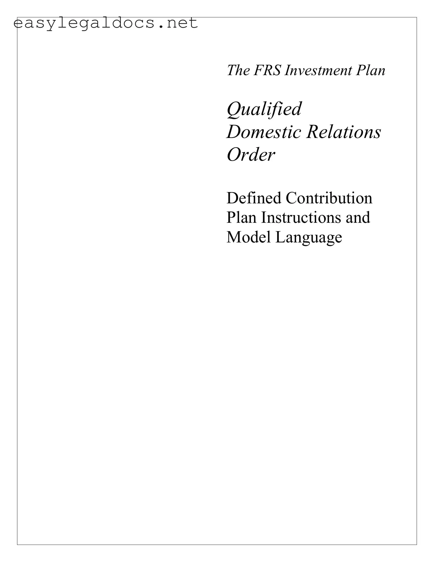 Download Qdro Form