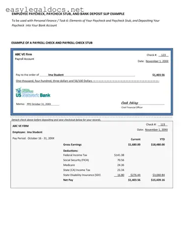 Download Payroll Check Form