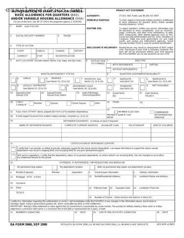 Download DA 5960 Form