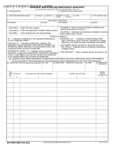Download Da 5988 E Form