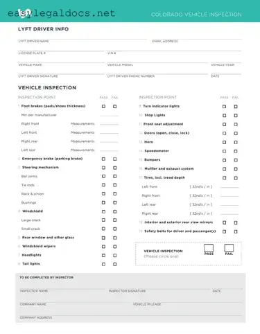 Download Lyft Inspection Form