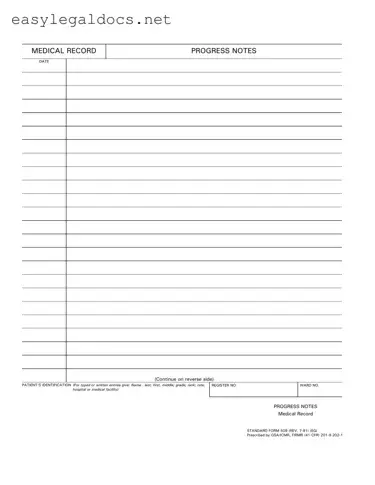 Download Progress Notes Form