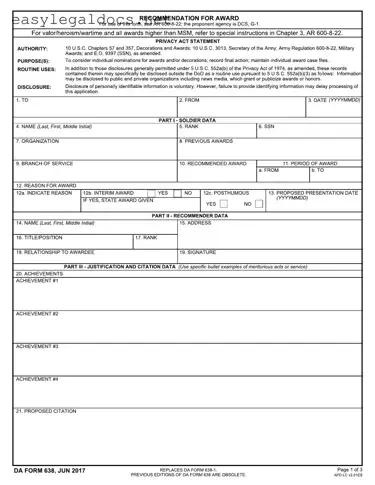 Download Da 638 Form