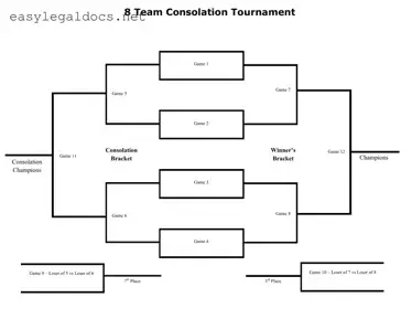 Download Tournament Consolation Bracket Form
